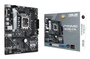 ASUS PRIME H610M-A D4-CSM, "Intel", LGA 1700, "Intel® Celeron®", "Intel® Core™ i3", "Intel® Core™ i…