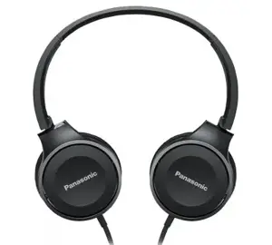 "Panasonic" RP-HF100E-K ausinės su ausinėmis, juodos spalvos