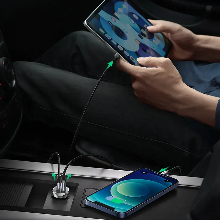 Ugreen 30780, Automatinis, Cigarų žiebtuvėlis, 12 V, juodas