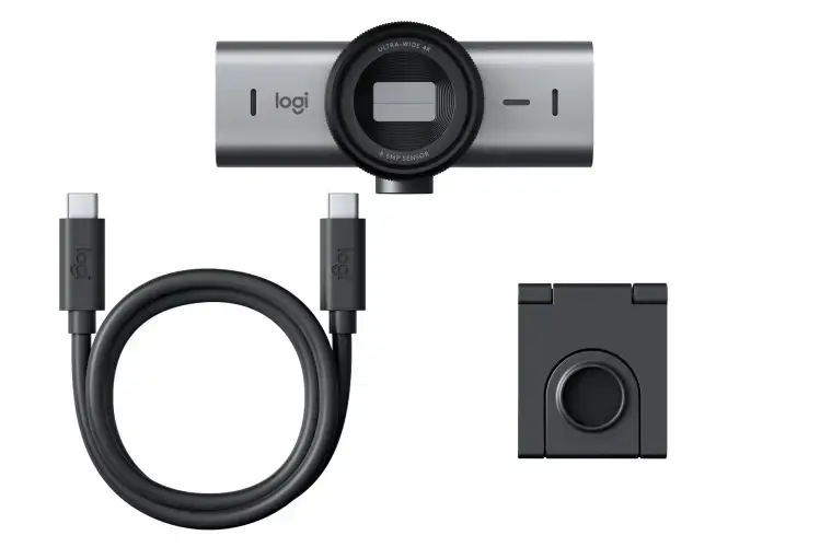 Logitech MX Brio 705 for Business Internetinė kamera, 8.5 MP, 4K Ultra HD 4096x2160, USB-C, Graphite