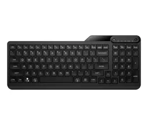 HP 475 Wireless Silent Keyboard - Dual-Mode, Spill-resistant, Sanitizable, Programmable - Black - US ENG