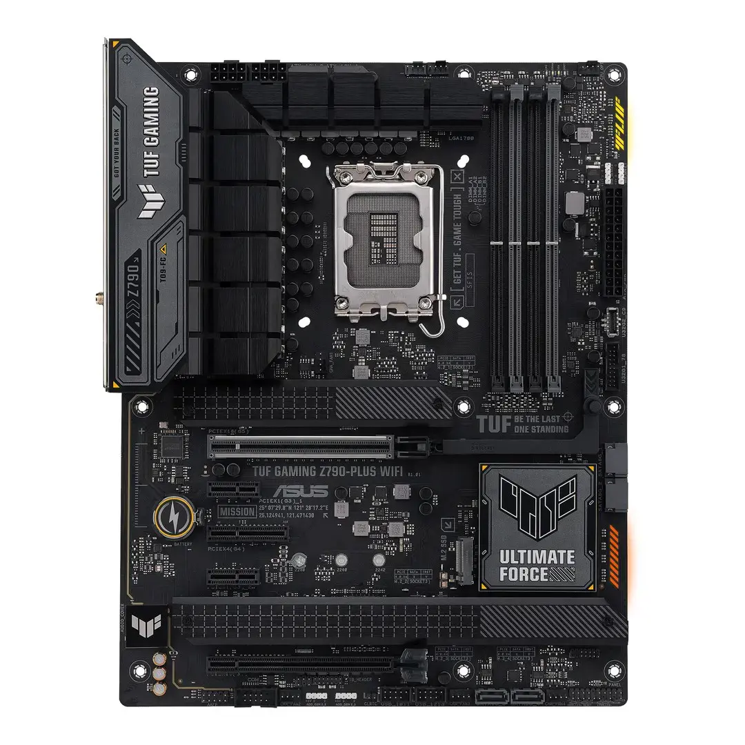 ASUS TUF GAMING Z790-PLUS WIFI, AMD, LGA 1700, "Intel® Celeron®", "Intel® Core™ i3", "Intel® Core™ i5", "Intel® Core™ i7", "Intel® Core™ i9",..., LGA 1700, DDR5-SDRAM, 128 GB