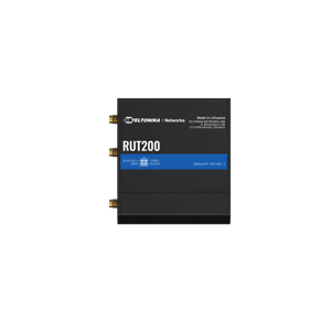 Teltonika LTE Cat 4 Router | RUT200 | 802.11n | 10/100 Mbit/s | Ethernet LAN (RJ-45) ports 2 | Mesh Support No | MU-MiMO No | No mobile broadband