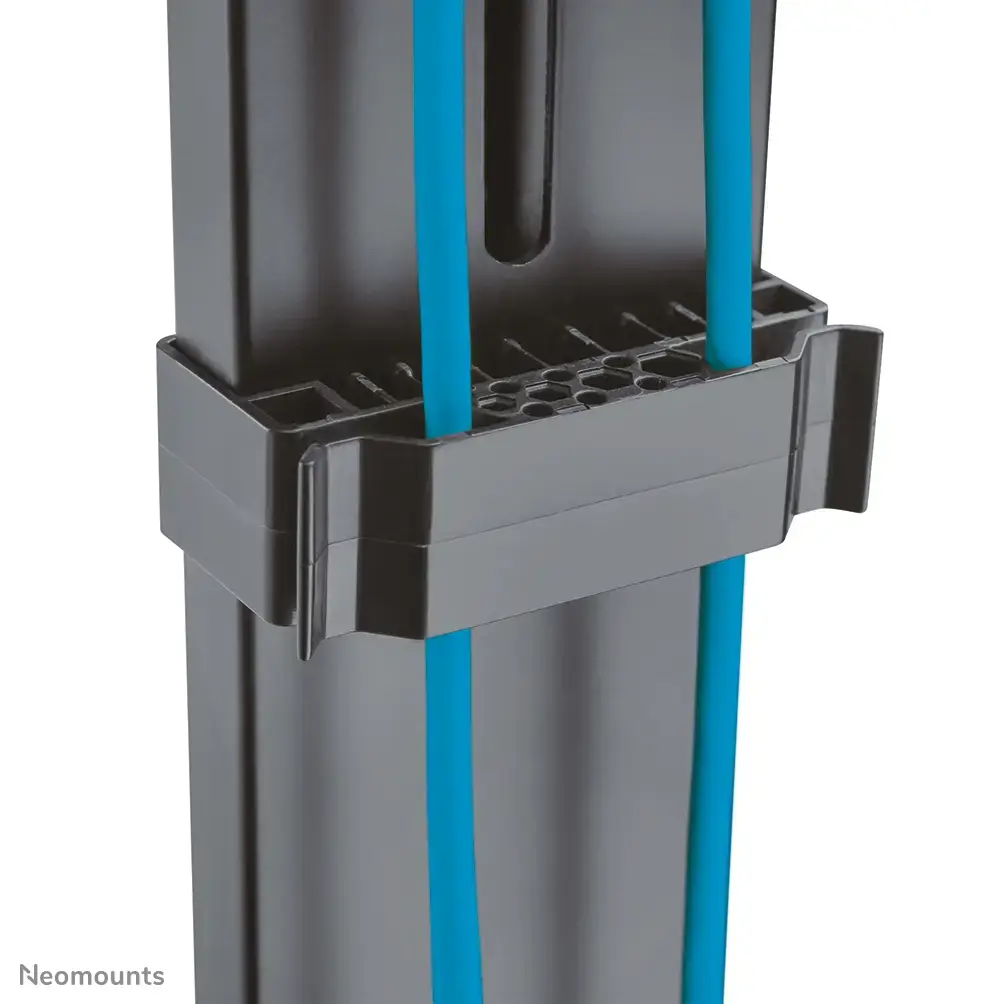 "Neomounts by Newstar" monitoriaus laikiklis ant stalo, tvirtinimas per stalą, 7 kg, 25,4 cm (10"), 68,6 cm (27"), 100 x 100 mm, juodas