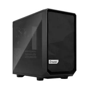 Fractal Design Meshify 2 Nano Black TG tamsus atspalvis, ITX, Maitinimo šaltinis pridedamas Ne