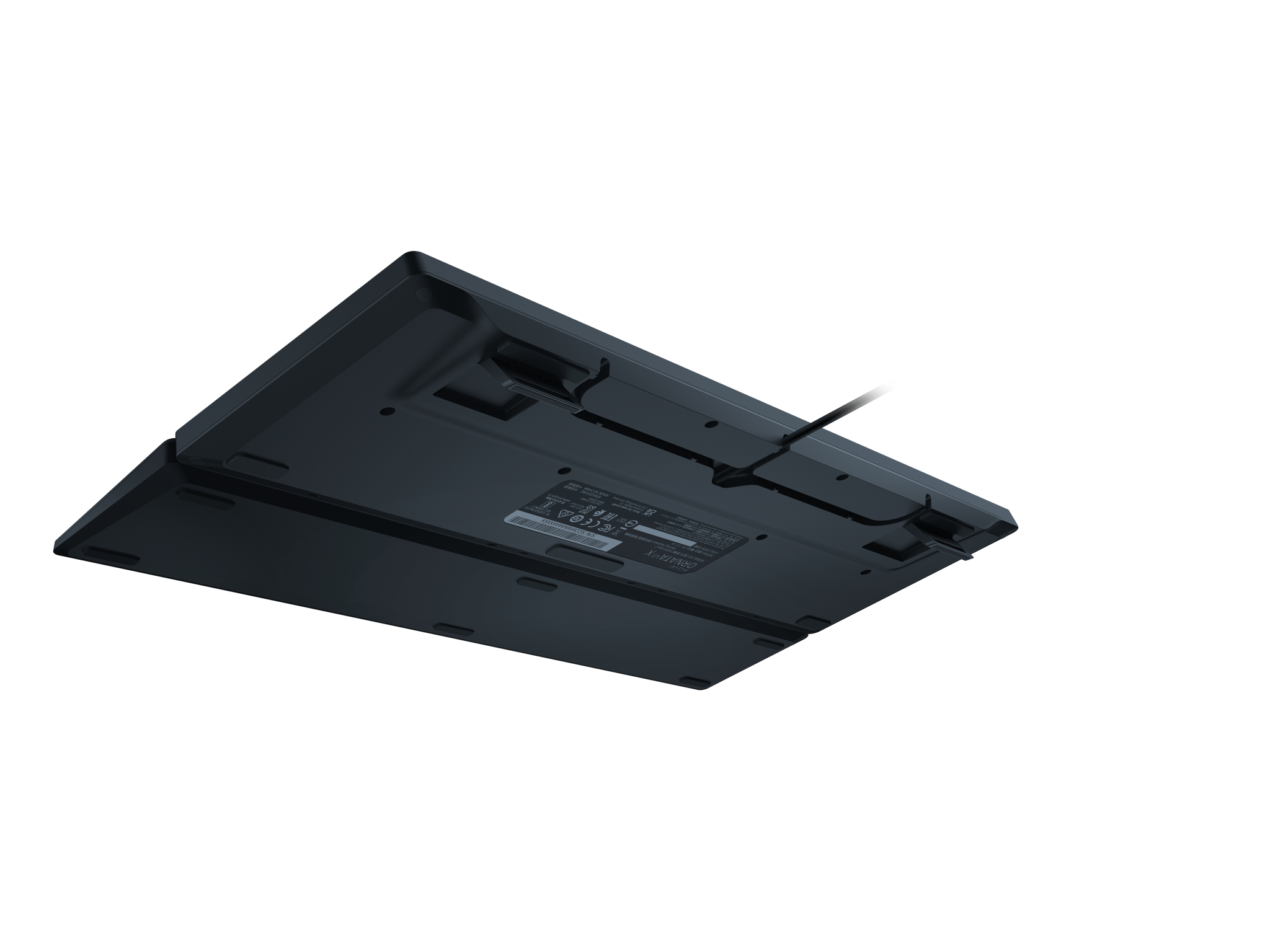 "Razer" žaidimų klaviatūra "Ornata V3 X" RGB LED apšvietimas, NORD, laidinė, juoda, tyli membrana, skaitmeninė klaviatūra