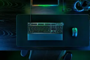 "Razer Huntsman V3 Pro" žaidimų klaviatūra Laidinė JAV juoda analoginė optinė