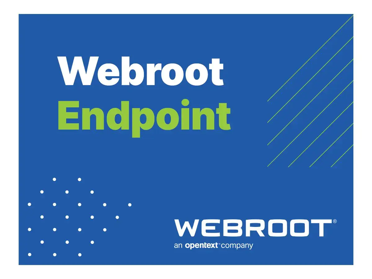 "Webroot Business Endpoint Protection with GSM Console", "Antivirus Business Edition", 1 metai, licencijų kiekis 10-99 naudotojų