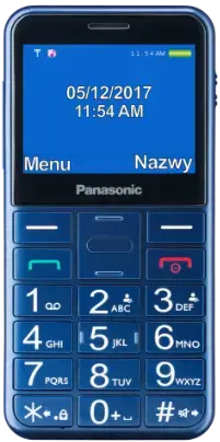 Mobilusis telefonas Panasonic KX-TU155EXCN, Mėlyna