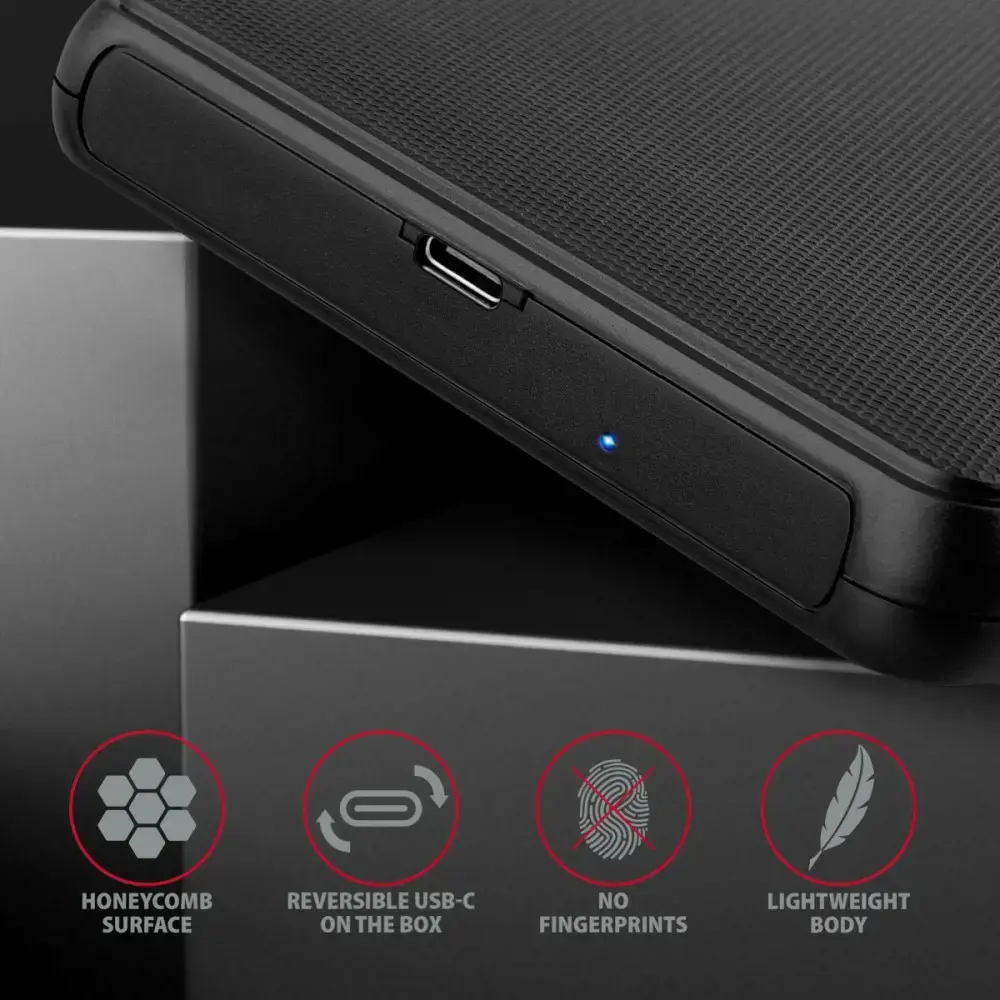 AXAGON EE25-SLC USB-C 3.2 Gen1 - SATA 6G 2,5" SLIDE dėžutė BLACK