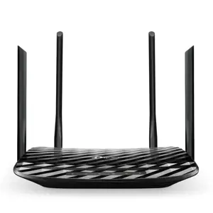 TP-Link AC1200, "Wi-Fi 5" (802.11ac), dviejų dažnių (2,4 GHz / 5 GHz), Ethernet LAN, juodas, stalinis maršrutizatorius