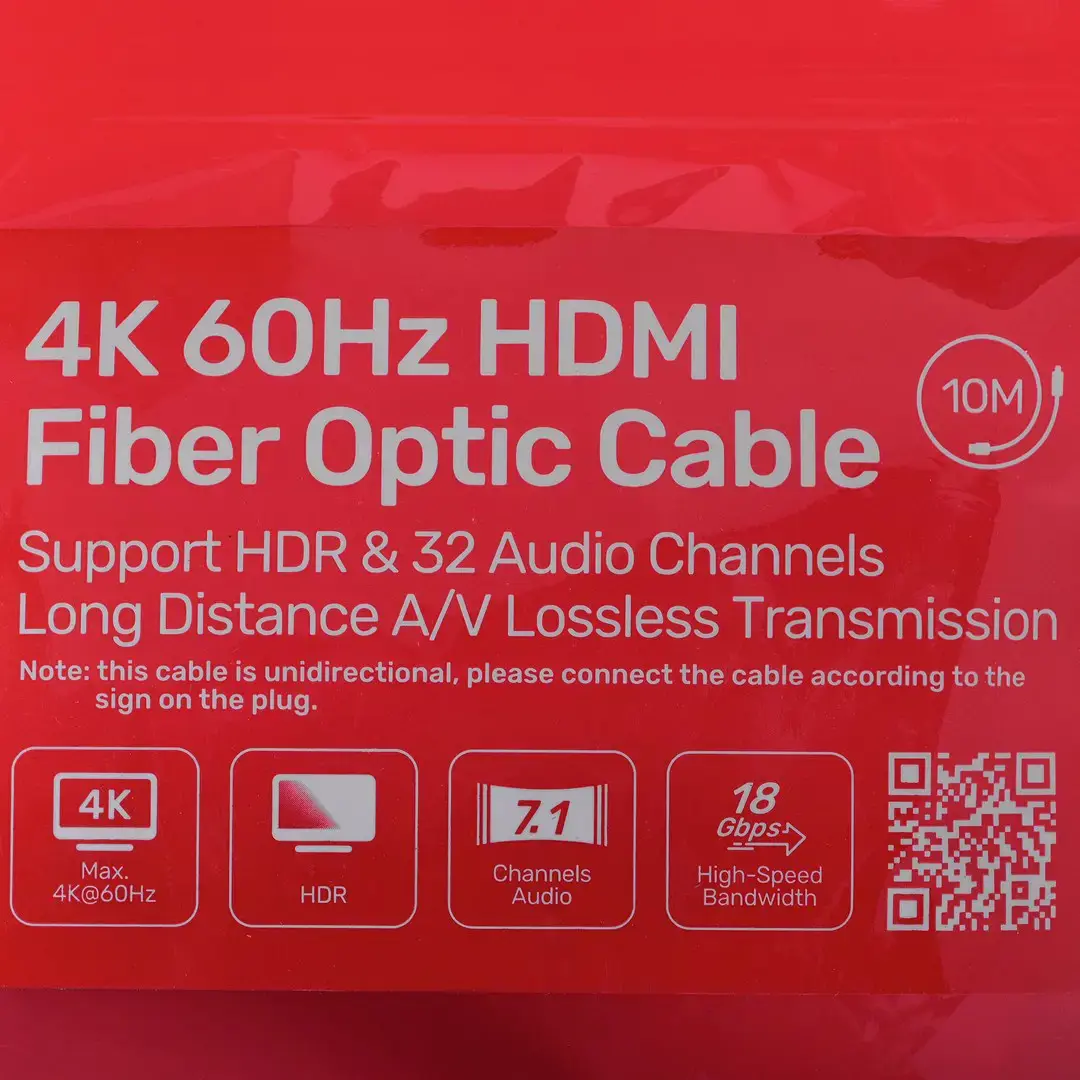 UNITEK C11072BK-10M optinis kabelis HDMI 2.0 AOC 4K 60Hz 10 m