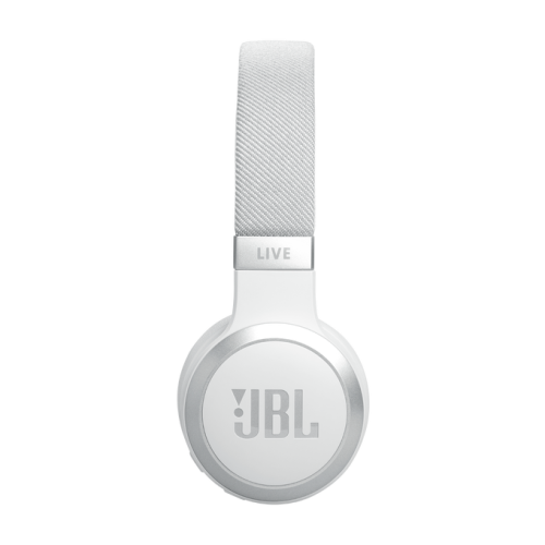 JBL belaidės ausinės "Live 670NC", baltos spalvos