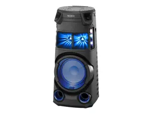 "Sony" MHCV43D, Namų garso mikrosistema, juoda, FM, CD, CD-R, CD-RW, DVD, DVD-R, DVD-RW, 0,5 W, 349,5 mm