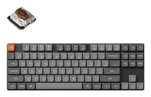 Keychron K1 Max RGB - US Layout - Hot-Swappable Low Profile Gateron Brown Wireless Keyboard