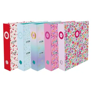 A4 Lever Arch File Teen Moonflower