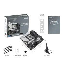 ASUS PRIME B760M-A WIFI D4, "Intel", LGA 1700, "Intel® Celeron®", "Intel® Core™ i3", "Intel® Core™ i5", "Intel® Core™ i7", "Intel® Core™ i9",..., LGA 1700, DDR4-SDRAM, 128 GB