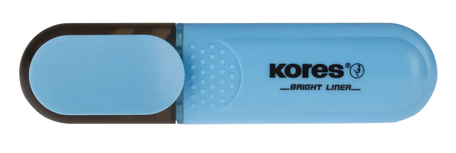 Teksto žymeklis KORES BRIGHT LINER, mėlyna