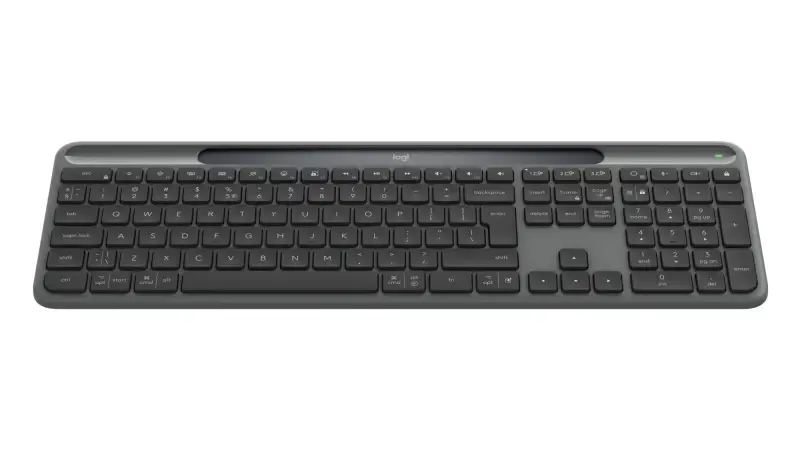 Logitech Signature Slim Solar+ K980 Belaidė klaviatūra, RF Wireless+Bluetooth, US Int, Graphite