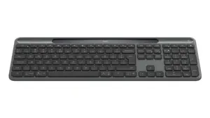 Logitech Signature Slim Solar+ K980 Belaidė klaviatūra, RF Wireless+Bluetooth, US Int, Graphite