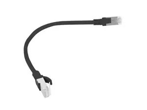 LANBERG PCU5-10CC-0025-BK Lanberg Patchcord RJ45 kat. 5e UTP 0,25 m juodas