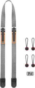 "Peak Design" fotoaparato dirželis "Leash", pelenų spalvos