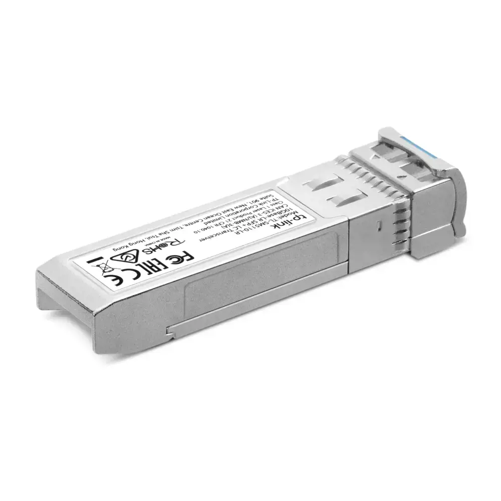 TP-Link 10GBase-LR SFP+ LC siųstuvas-imtuvas, optinis pluoštas, 10000 Mbps, SFP+, LC, 9/125 µm, LR