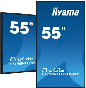 iiyama LH5541UHS-B2, Kiosk design, 138.7 cm (54.6"), LCD, 3840 x 2160 pixels, 18/7