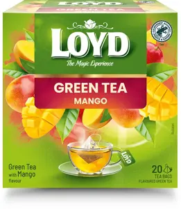 Žalioji arbata LOYD, su mangais, 20 x 2g