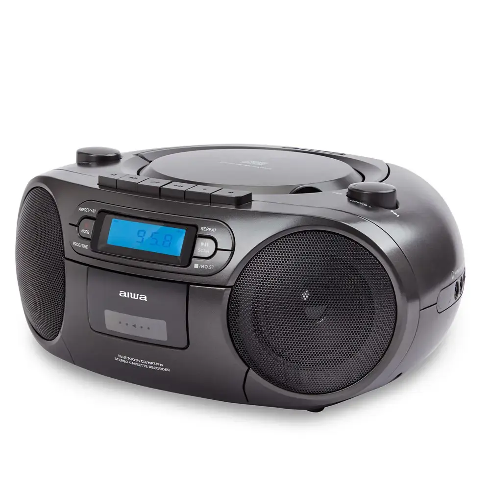 "Aiwa BBTC-550BK" nešiojamoji stereo sistema Digital 6 W Black