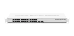 "MikroTik Cloud Smart" komutatorius 326-24G-2S+RM su 24 x Gigabit Ethernet prievadais 2x