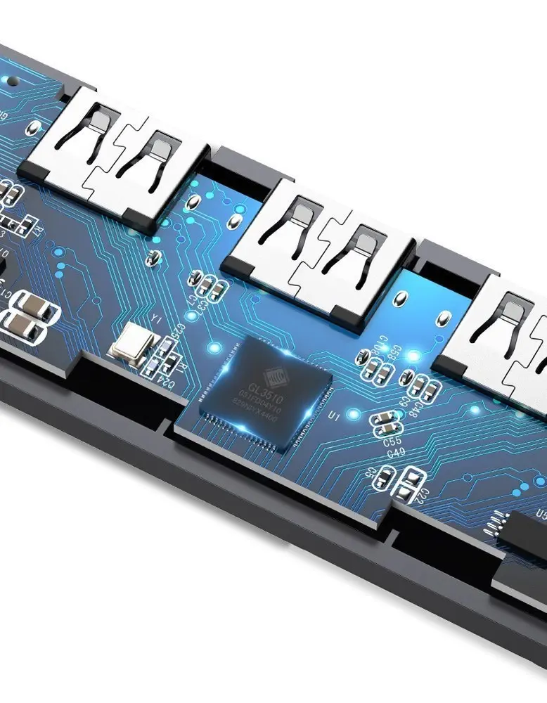 Ugreen 50985, USB 3.2 Gen 1 (3.1 Gen 1) Type-A, USB 3.2 Gen 1 (3.1 Gen 1) Type-A, 5000 Mbps, sidabrinis, USB, 104 mm