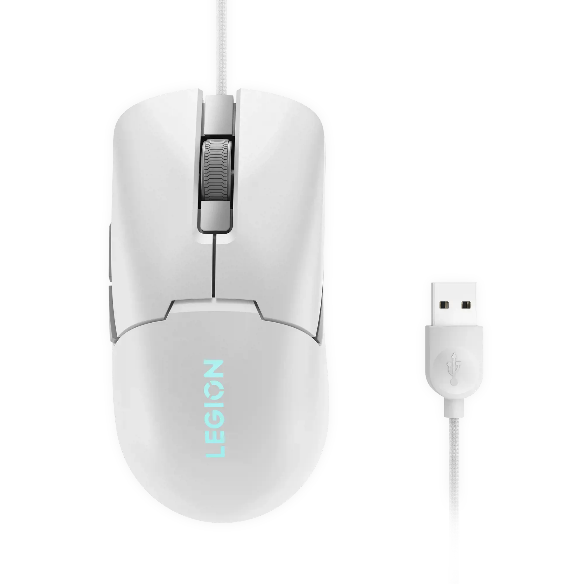 Lenovo MICE_BO "Legion M300s" pelė-balta, optinė, A tipo USB, 8000 DPI, balta