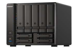 QNAP TS-H973AX, NAS, bokštas, "AMD Ryzen", V1500B, juodas