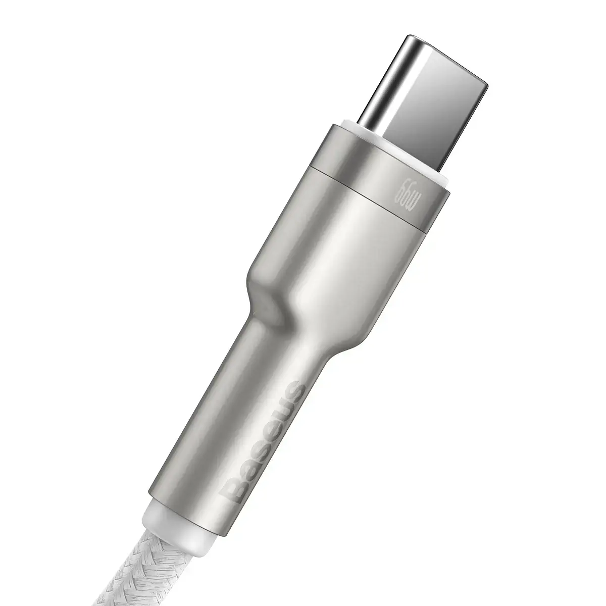 USB cable for USB-C Baseus Cafule, 66W, 1m (white)