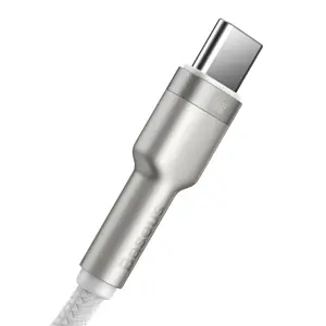 USB cable for USB-C Baseus Cafule, 66W, 1m (white)