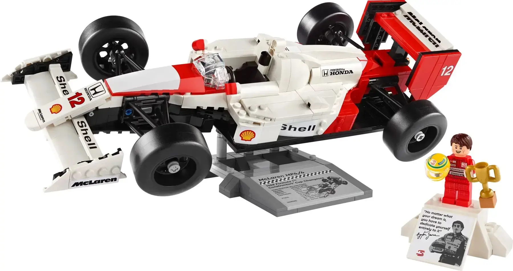 LEGO ICONS 10330 McLaren MP4/4 & Ayrton Senna