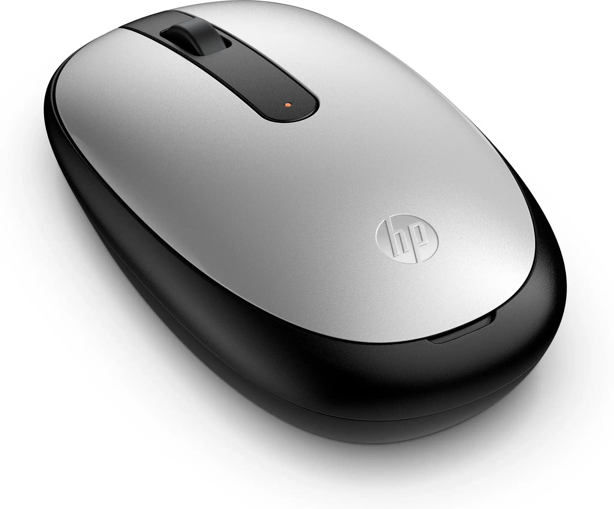 HP 240 Pike Silver Bluetooth Mouse, Ambidextrous, Optical, Bluetooth, 1600 DPI, Silver