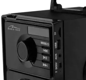 MEDIATECH MT3145 V2 Nešiojamoji garsiakalbių sistema MediaTech Boombox BT - 15W, MP3, FM, C8411884