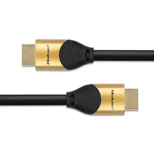 "Qoltec" HDMI v2.1 kabelis itin didelės spartos 8K | 60 Hz | 28AWG | GOLD | 3 m