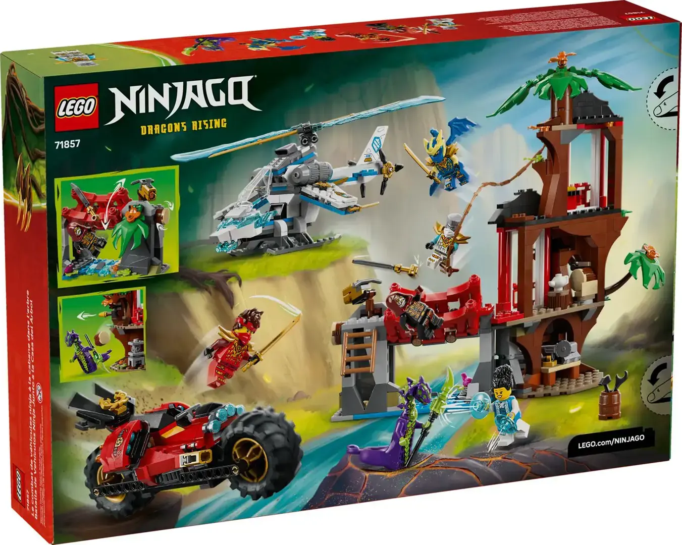 LEGO NINJAGO 71857 Ninja Vehicle Tree House Battle