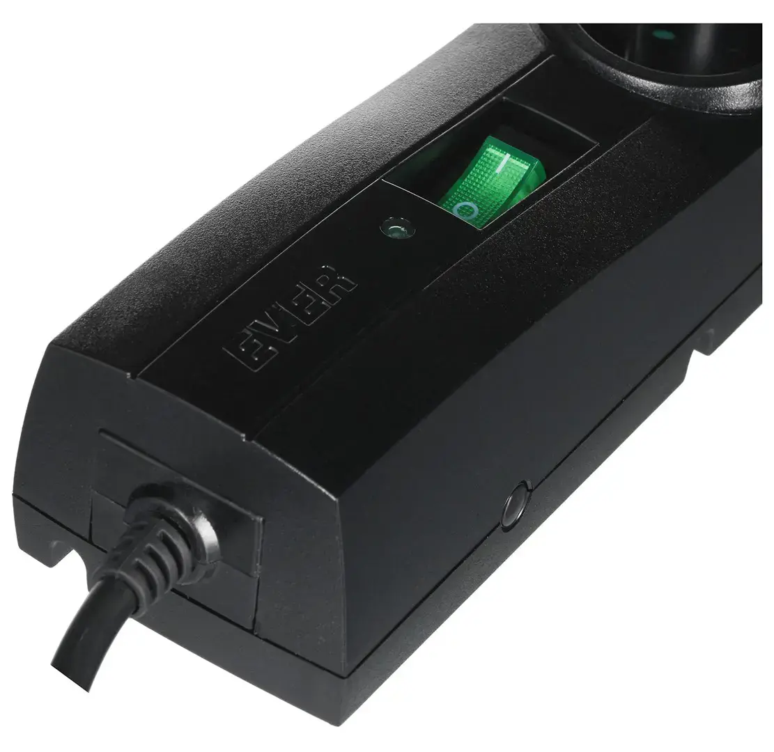 Ever CLASSIC 3 m 5 kintamosios srovės lizdai 250 V Juoda