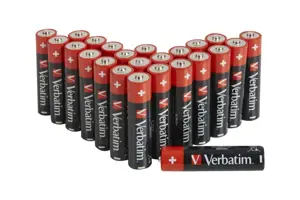Verbatim 49505, Vienkartinė baterija, AA, 1,5 V, 24 vnt., -18-50 °C, 50,5 mm
