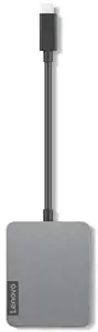 Lenovo USB-C Travel Gen2, USB 2.0 Type-C, HDMI, RJ-45, USB 3.2 Gen 1 (3.1 Gen 1) Type-A, VGA, 1920 x 1080 (HD 1080), 3840 x 2160, 3840 x 2160 pikselių, Gigabit Ethernet, 10,100,1000 Mbps
