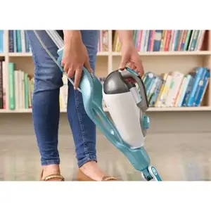 "Black & Decker" BHSM1610DSM Nešiojamasis garų valytuvas 0,5 l 1600 W Aqua spalva, baltas