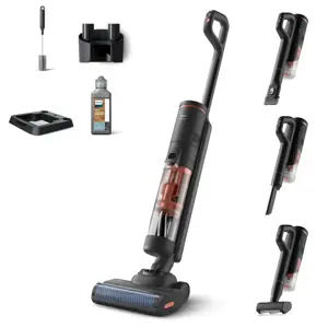 Philips 6000 series XW6264/11 stick vacuum/electric broom Battery Dry&wet Cyclonic Bagless Grey