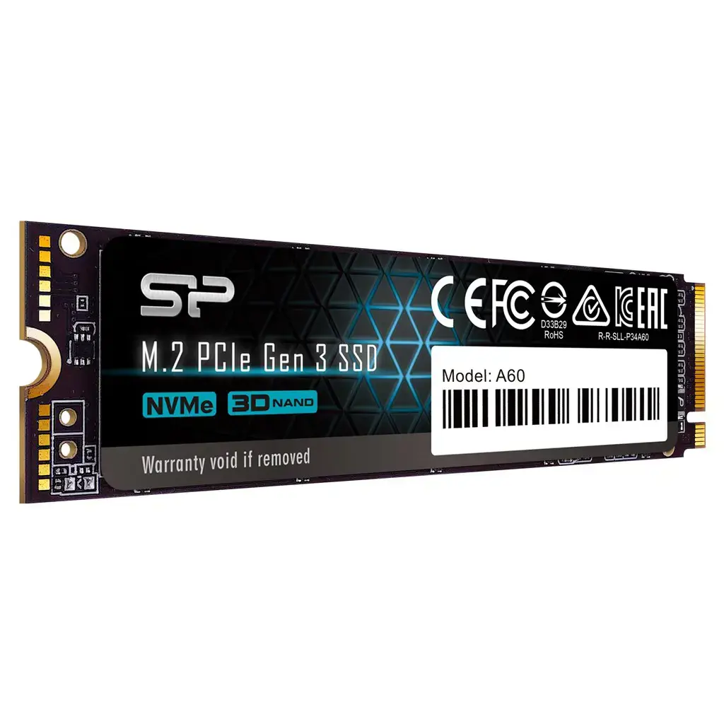 SSD diskas SILICON POWER SP128GBP34A60M28 128 GB, M.2, PCI Express 3.0