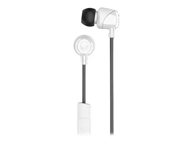 Skullcandy Jib 3,5 mm, į ausis, mikrofonas, balta/juoda