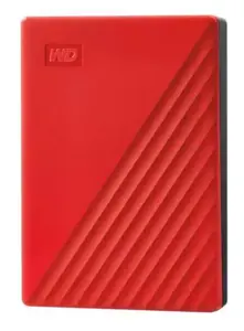 External HDD WESTERN DIGITAL My Passport 6TB USB 2.0 USB 3.2 Colour Red WDBR9S0060BRD-WESN