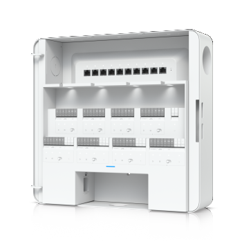 UBIQUITI ENTERPRISE-GRADE ACCESS HUB WITH ENTRY AND EXIT CONTROL UP TO EIGHT DOORS AND BATTERY BACKUP SUPPORT